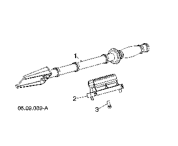 Cleanout tool Diagram and Parts List for 96193009705  Husqvarna Snow Blower