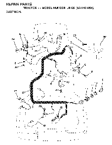 Electrical Diagram and Parts List for LR122 (954140105A)(1999-09) Husqvarna Lawn Tractor