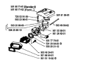Page A Diagram and Parts List for 66 1987-06 Husqvarna Chainsaw