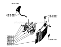 Page J Diagram and Parts List for 66 1987-06 Husqvarna Chainsaw