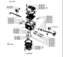 Page B Diagram and Parts List for 66 1987-06 Husqvarna Chainsaw