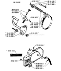 Page C Diagram and Parts List for 66 1987-06 Husqvarna Chainsaw