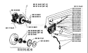 Page H Diagram and Parts List for 66 1987-06 Husqvarna Chainsaw