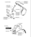 Page C Diagram and Parts List for 66 1988-08 Husqvarna Chainsaw