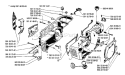 Page D Diagram and Parts List for 66 1988-08 Husqvarna Chainsaw