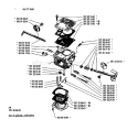 Page B Diagram and Parts List for 66 1989-02 Husqvarna Chainsaw