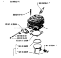 Page I Diagram and Parts List for 66 1989-02 Husqvarna Chainsaw