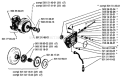 Page D Diagram and Parts List for 66 1991-03 Husqvarna Chainsaw