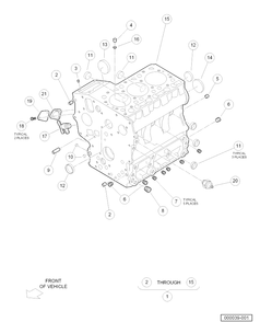 Crankcase Diagram and Parts List for HUV4421DXP 2006-11 Husqvarna Lawn Tractor
