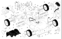 Page A Diagram and Parts List for 67521 HVE 96143001100 -2005-01 Husqvarna Lawn Mower