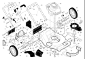 Page B Diagram and Parts List for 67522 ES 96143001200 -2006-03 Husqvarna Lawn Mower