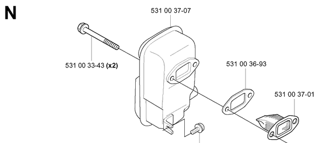 Part Location Diagram of 532432042 Husqvarna 