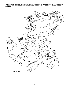 Chassis / Frame Diagram and Parts List for LGT265496045000701 2008-01 Husqvarna Lawn Tractor