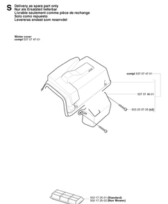 Accessories 4 Diagram and Parts List for 250R 20023100001-20145399999 Husqvarna Brush Cutter