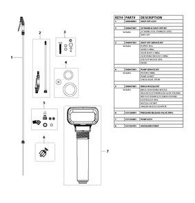 Complete Product Diagram and Parts List for 2GALHHSPRAYER  Husqvarna Sprayer