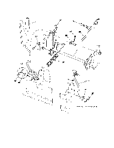 Mower lift Diagram and Parts List for YTH20K46-917240460  Husqvarna Lawn Tractor