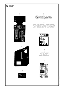 Part Location Diagram of 578392503 Husqvarna Decal