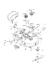 Mower deck / cutting deck Diagram and Parts List for 967324401-00  Husqvarna Lawn Mower