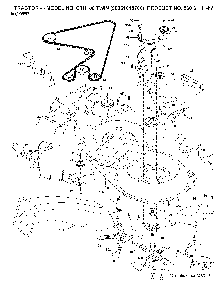 Mower Deck / Cutting Deck Diagram and Parts List for CTH180TWIN (96061018601)(2007-04) Husqvarna Lawn Tractor