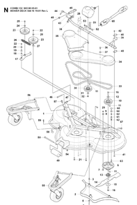 Part Location Diagram of 544201001 Husqvarna Parallel Rod