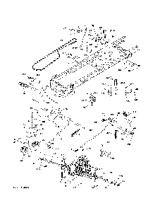 Drive Diagram and Parts List for YTH24V54-96043018800  Husqvarna Lawn Tractor