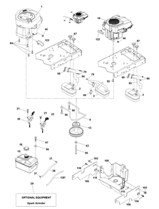 Part Location Diagram of 598693901 Husqvarna Engines
