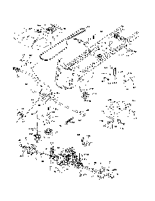 Drive Diagram and Parts List for 96045004700  Husqvarna Lawn Tractor