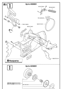 Service Updates 2 Diagram and Parts List for 272XP 20070100001-20091400000 Husqvarna Chainsaw