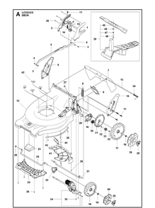 Part Location Diagram of 501704801 Husqvarna Chassis