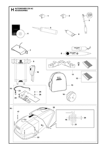 Part Location Diagram of 596287302 Husqvarna Blade Set