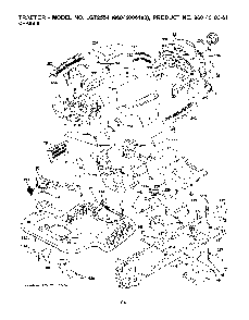 Chassis / Frame Diagram and Parts List for LGT255496043006100 2008-12 Husqvarna Lawn Tractor