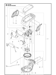 Part Location Diagram of 593783901 Husqvarna Cable