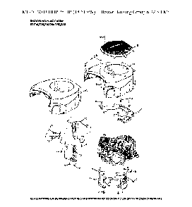 Part Location Diagram of 3215402-S Kohler Clip, Blower Housing