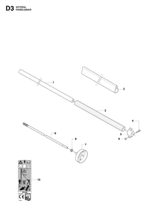 Part Location Diagram of 537240001 Husqvarna CLUTCH DRUM