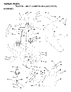 Mower Deck / Cutting Deck Diagram and Parts List for LR110 (954001232C)(1995-08) Husqvarna Lawn Tractor