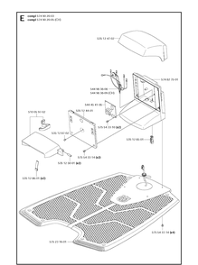 Charging Station Diagram and Parts List for 260ACX  Husqvarna Lawn Mower