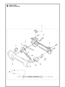 Part Location Diagram of 578279501 Husqvarna Throttle Control