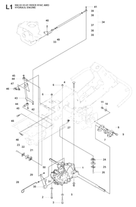 Engine Diagram and Parts List for R16CAWD (966830301)(2008-04) Husqvarna Lawn Tractor