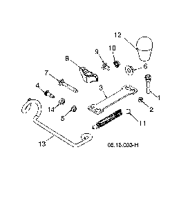 Bag of parts Diagram and Parts List for 96193009603  Husqvarna Snow Blower