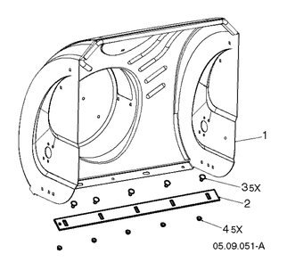 Auger Housing And Impeller 4 Diagram and Parts List for ST227P (96191008805)(2019-03) Husqvarna Snow Blower