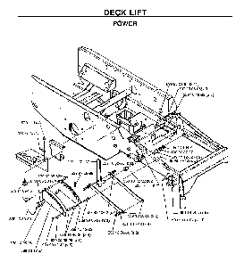Mower Lift / Deck Lift Diagram and Parts List for BZ34C (968999316)(2006-04) Husqvarna Lawn Tractor