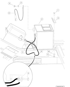 Battery-Gasoline Vehicles Diagram and Parts List for HUV4421GXP 2009 Husqvarna Lawn Tractor