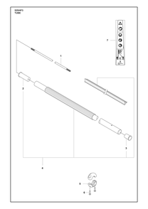 Tube Diagram and Parts List for 525IHF3  Husqvarna Trimmer