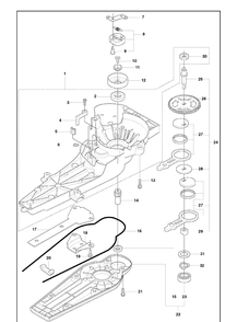 Part Location Diagram of 544843301 Husqvarna 