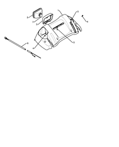 Console Diagram and Parts List for 5524ST 2009-08 Husqvarna Snow Blower