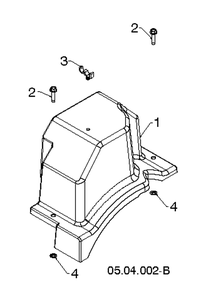 Chassis, Engine And Pulleys 3 Diagram and Parts List for ST224 (96191008705)(2019-03) Husqvarna Snow Blower