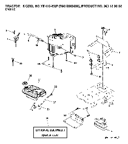 Engine Diagram and Parts List for YTH1848XP96013000300 2005-10 Husqvarna Lawn Tractor