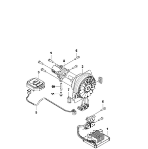 Part Location Diagram of 593841101 Husqvarna Control Panel