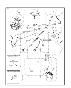 Electrical Diagram and Parts List for YTH150 (96041002204)(2010-01) Husqvarna Lawn Tractor
