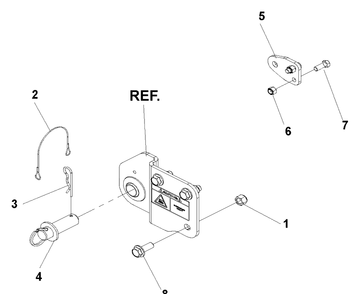 Hardware Kit Diagram and Parts List for DFS (539113706)(2006-09) Husqvarna Lawn Tractor Accessories